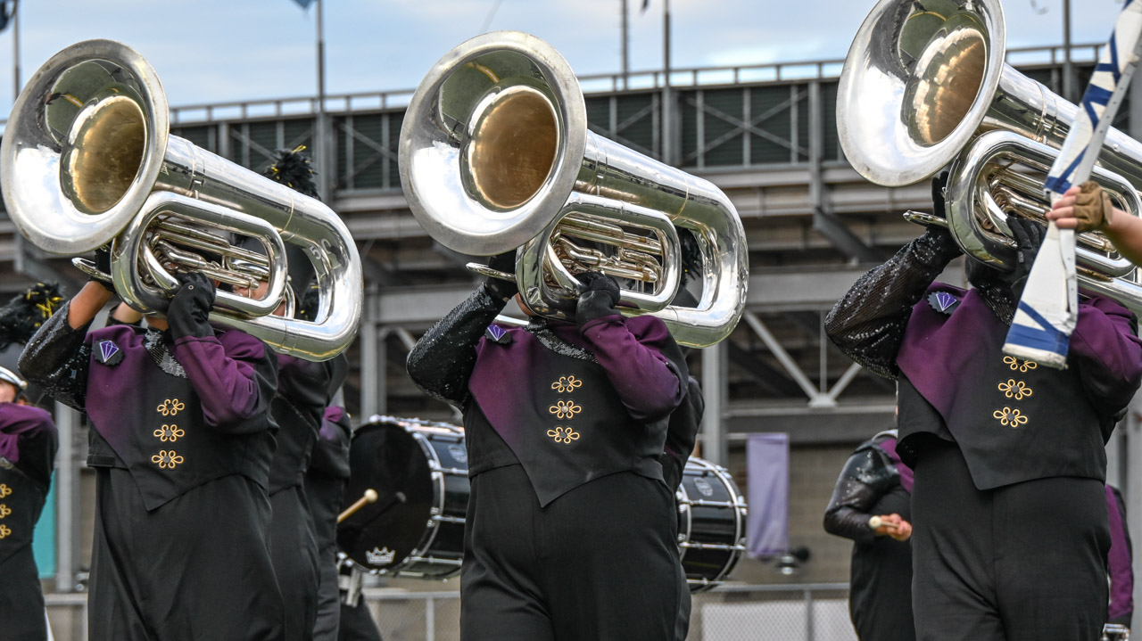 Second picture of the Seattle performance of the Boise Gems Drum and Bugle Corps