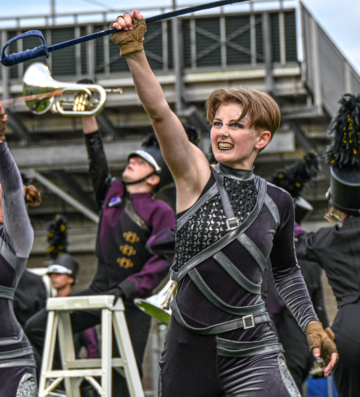 Fourth picture of the Seattle performance of the Boise Gems Drum and Bugle Corps