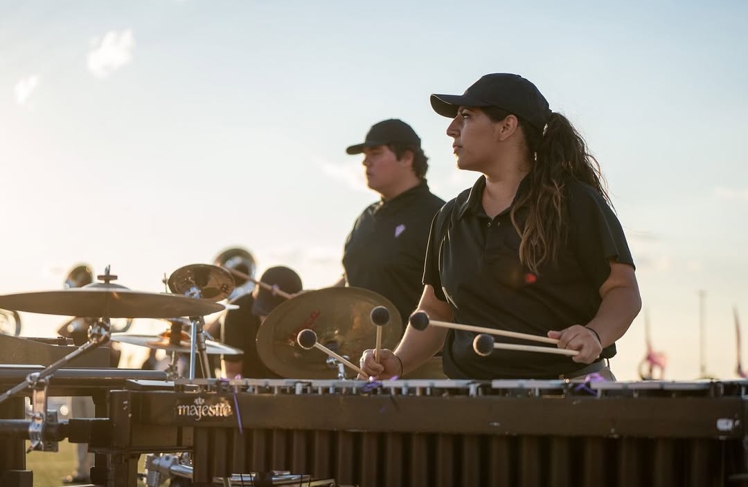 Second picture of the kennewick performance of the Boise Gems Drum and Bugle Corps