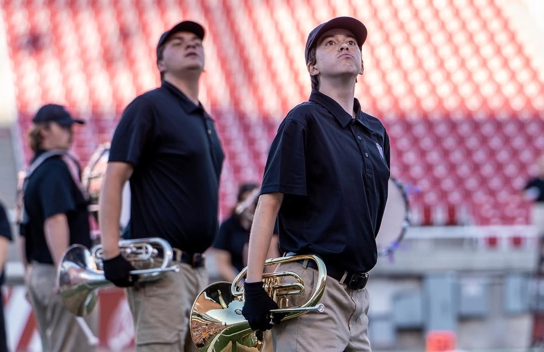 First picture of the utah performance of the Boise Gems Drum and Bugle Corps