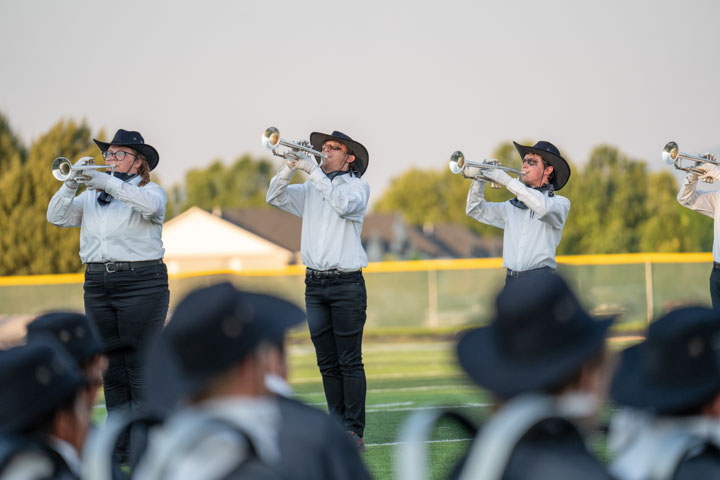 First picture of the Boise performance of the Boise Gems Drum and Bugle Corps