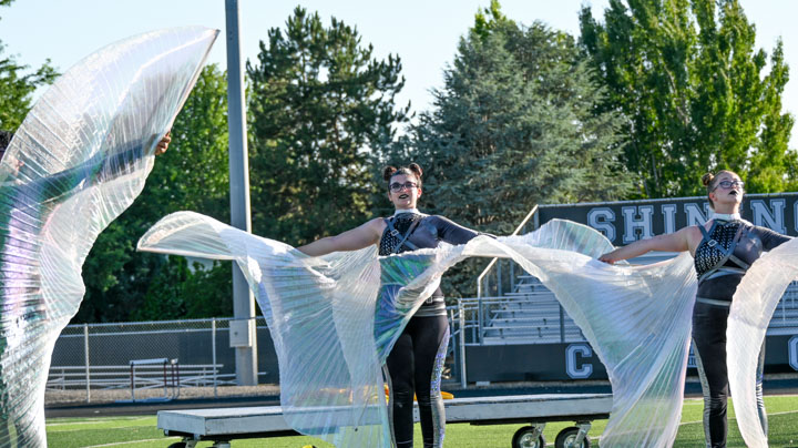 Third picture of the Boise performance of the Boise Gems Drum and Bugle Corps