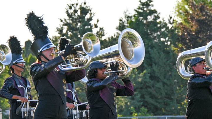 Third picture of the Boise performance of the Boise Gems Drum and Bugle Corps