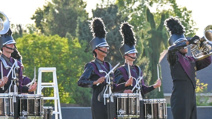 Third picture of the Boise performance of the Boise Gems Drum and Bugle Corps