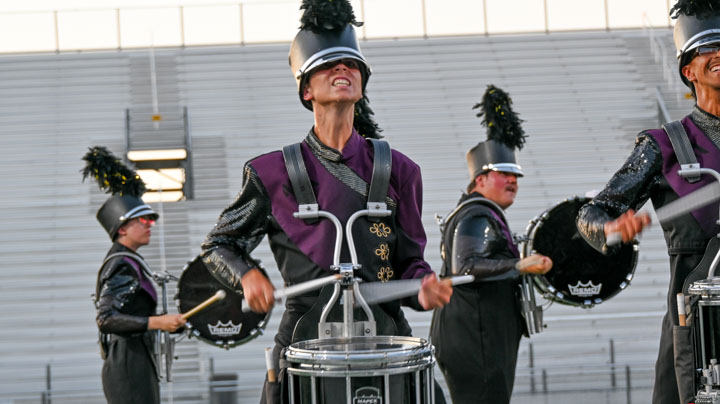 Third picture of the Kennewick performance of the Boise Gems Drum and Bugle Corps