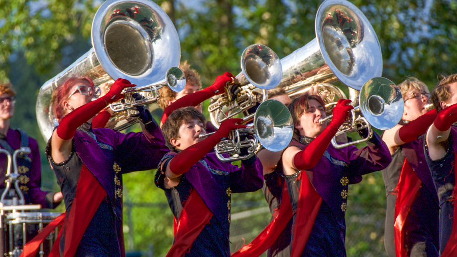 Boise Gems Drum & Bugle Corps performing